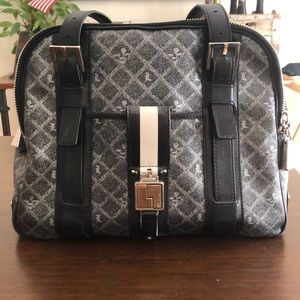 L.A.M.B Signature Grey/Blue Bag